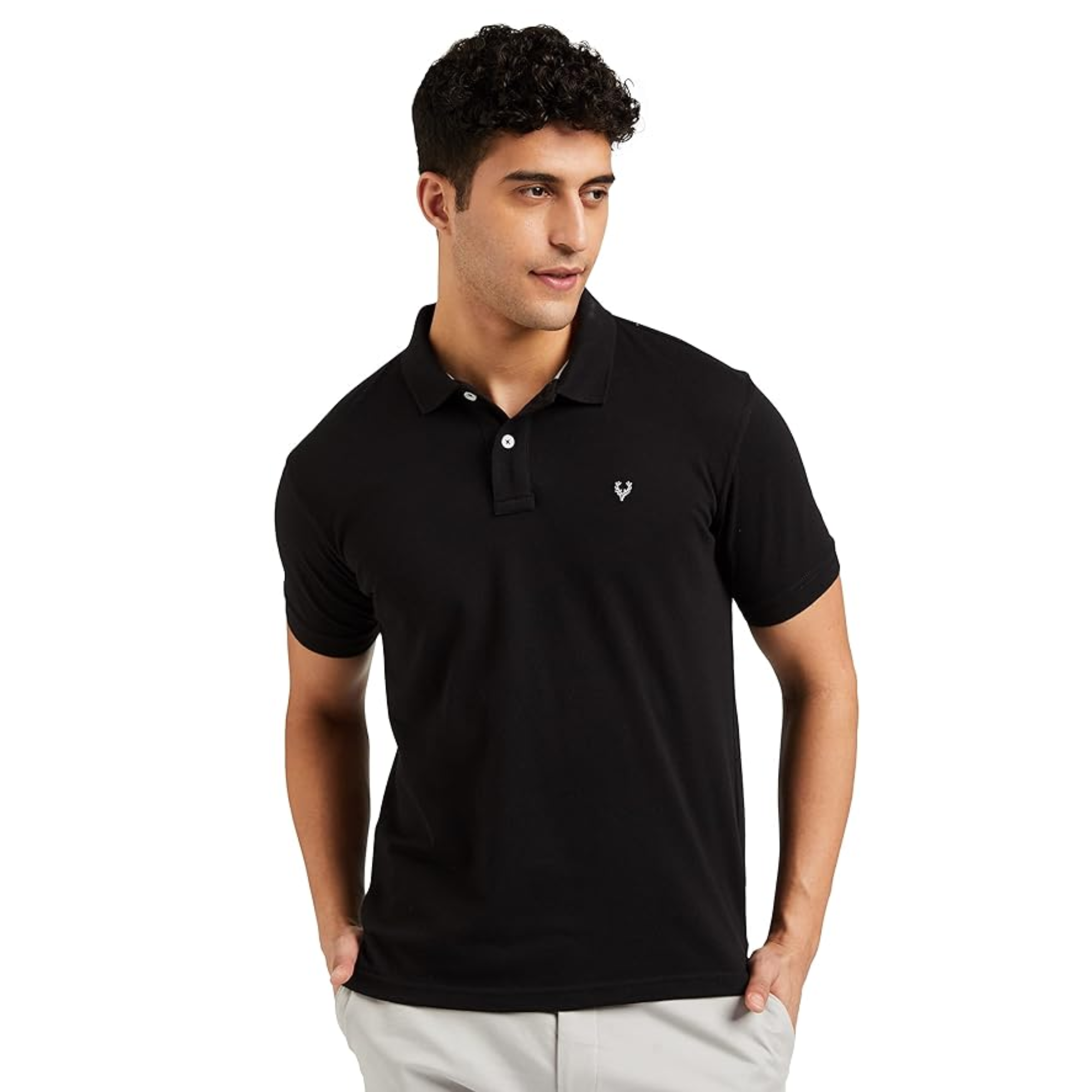 Allen Solly Men's Cotton Regular Fit Polo T-Shirt